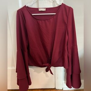 Altar’d State Bell Sleeve Blouse